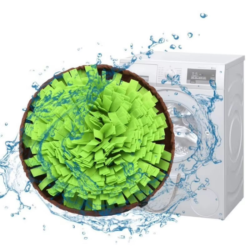 Washable Felt Pet Sniffing Pad Foldable Dog Slow Feeding Mat Toy Dog Training Snuff Mat